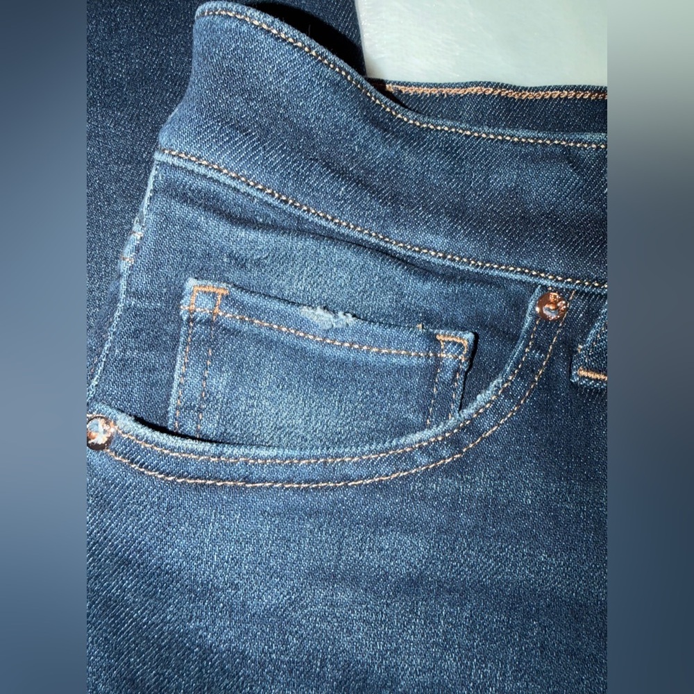 Express Dark Blue Denim Jeans - Picture 5 of 9